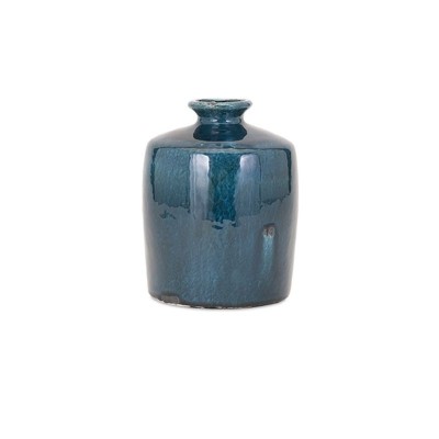 Imax Arlo Blue Small Vase 13308 Vases NEW 784185133080  191754698882